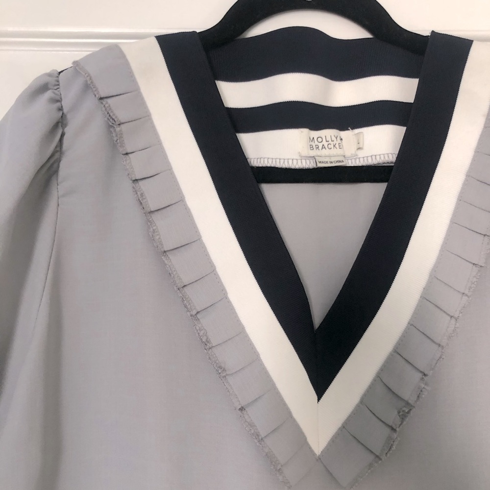 Molly Bracken grey blouse